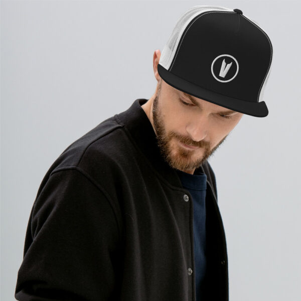 5-Panel Cap - Circle V (Black)