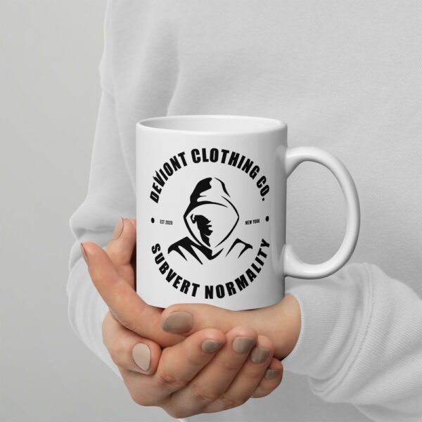 Coffee Mug - Devious Monk (White)