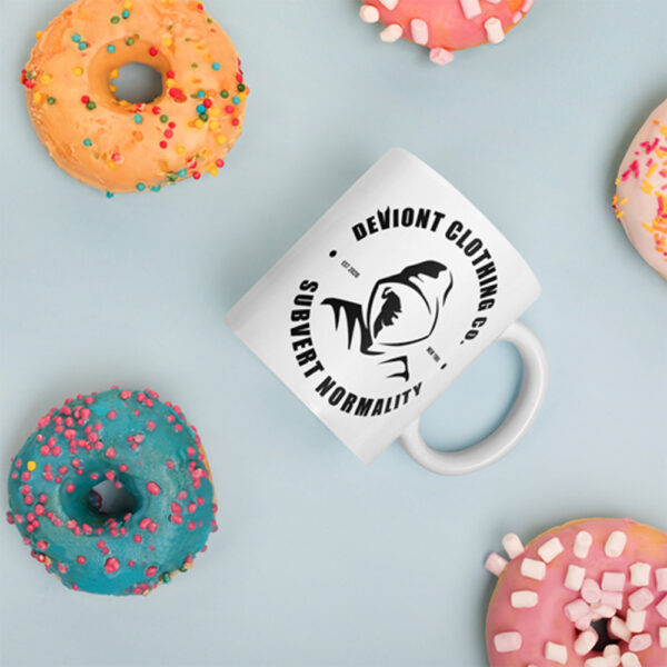 Coffee Mug - Devious Monk (White)