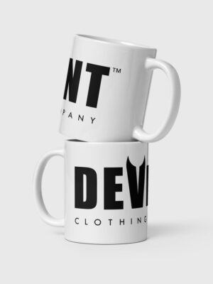 Deviont Coffee Mug - Moniker (White)
