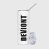 Stainless Steel Tumbler - Moniker (White)